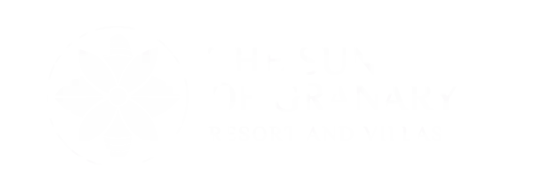Logo the sun of granary resort and villas ubud