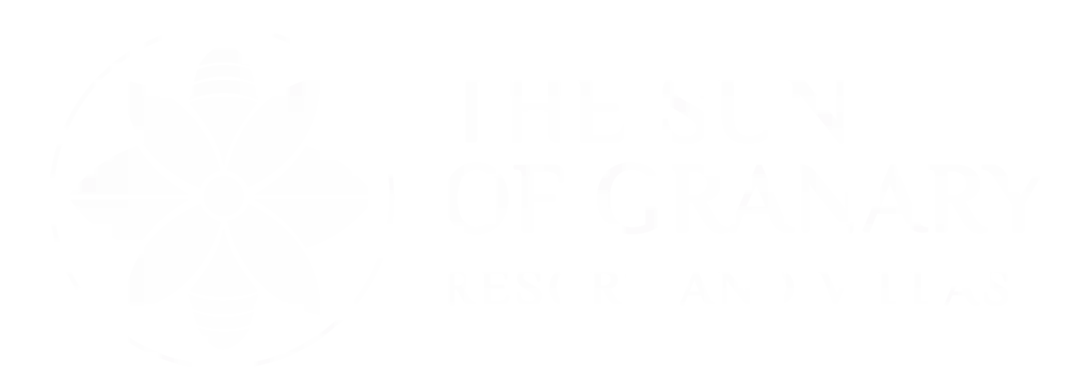Logo the sun of granary resort and villas ubud