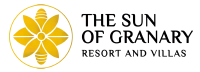 Logo the sun of granary resort and villas ubud 2025