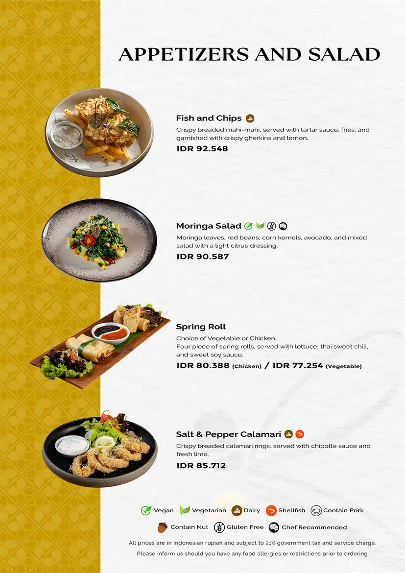 Menu Kunang-Kunang Restaurant ubud 2025