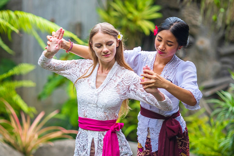 Balinese dance activity at The Sun of Granary