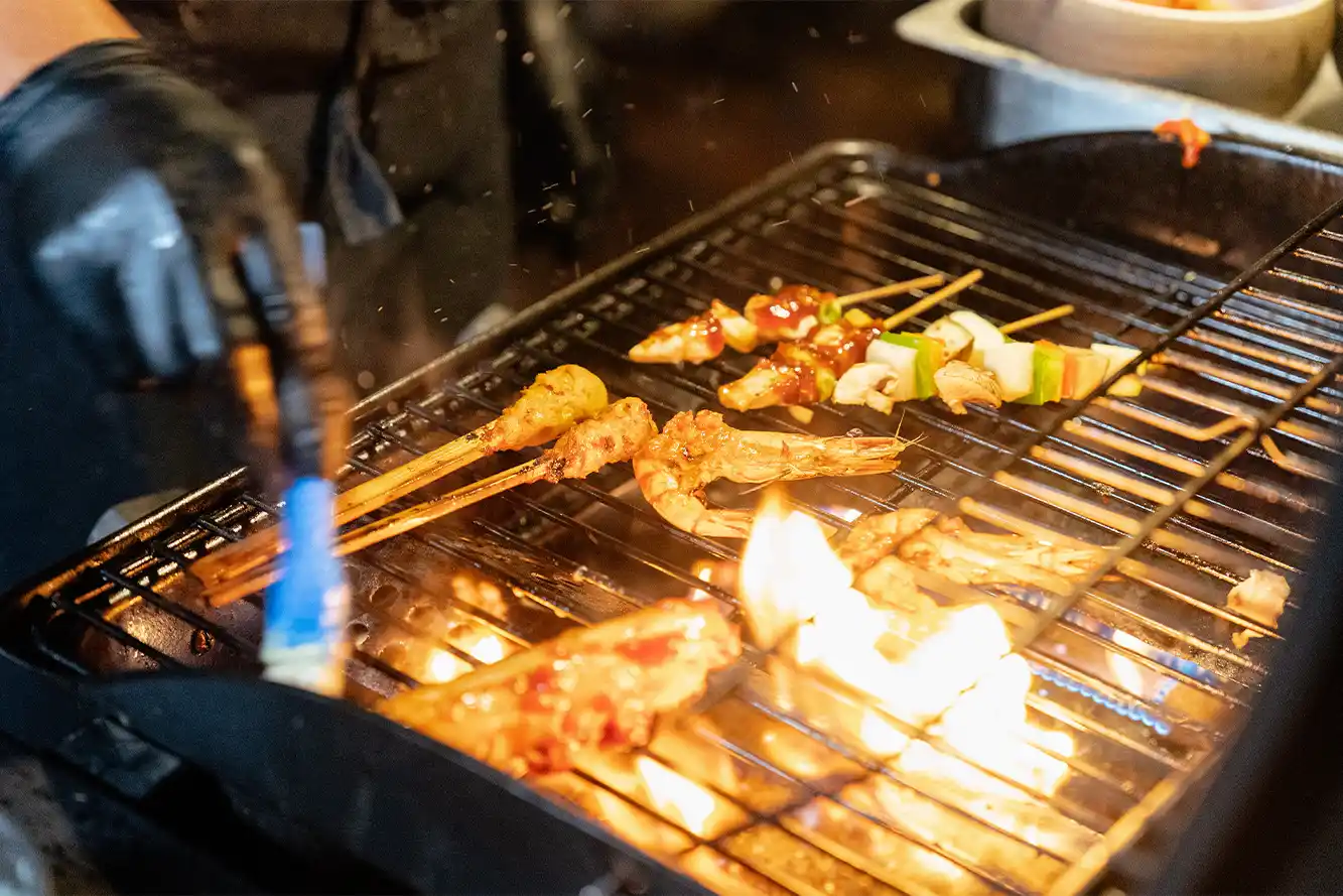 Grill & Chill dining offer at kunang-kunang restaurant by the sun of granary ubud