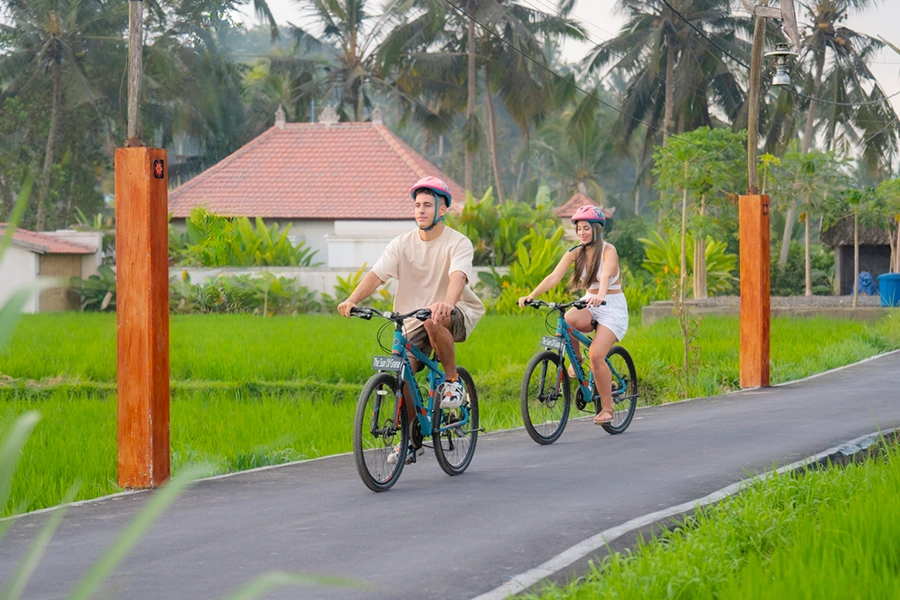 Village cycling activity at The Sun of Granary