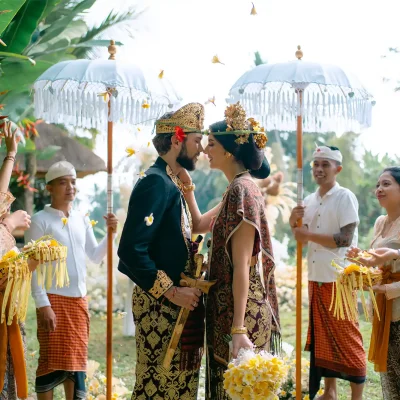 Balinese Wedding Ceremony package by the sun of granary ubud