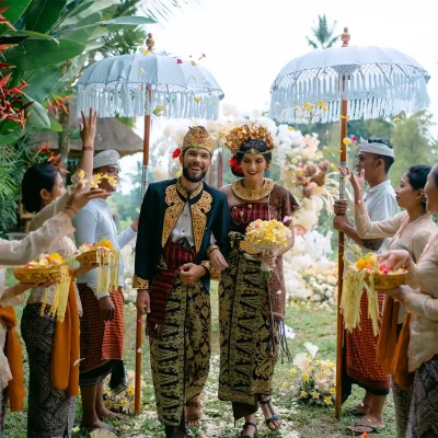 Balinese Wedding Ceremony package by the sun of granary ubud