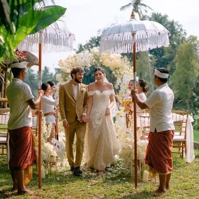Blessing Wedding Ceremony package by the sun of granary ubud