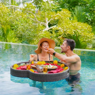Floating Breakfast at the sun of granary ubud