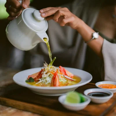 Heritage of Nusantara dining offer at kunang-kunang restaurant by the sun of granary ubud