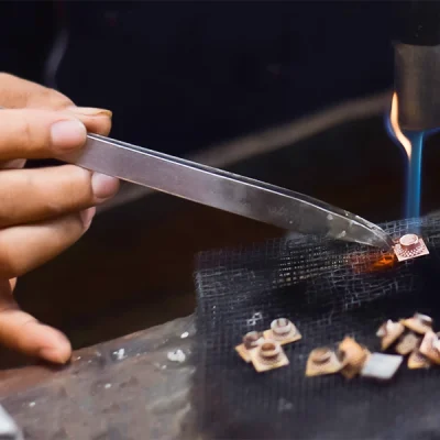 Silver Making Workshop activities at the sun of granary ubud